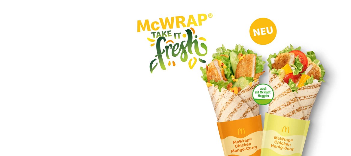 Dein McWrap® – jetzt auch mit McPlant® Nuggets